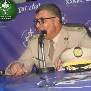 Le colonel Mustapha Merah de la Direction de l'information et de la communication de L'ANP