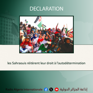 les Sahraouis réitèrent leur droit à l’autodétermination
