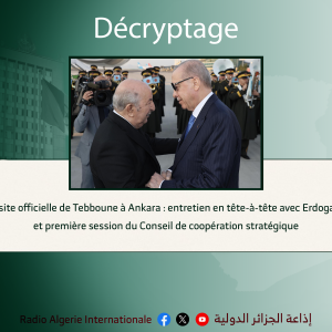 décryptage: Visite officielle de Tebboune à Ankara : entretien en tête-à-tête avec Erdogan et première session du Conseil de coopération stratégique