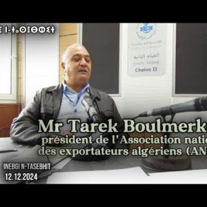 Preview image for the video "Mr Tarek Boulmerka, président de l'Association nationale des exportateurs algériens (ANEXAL).".