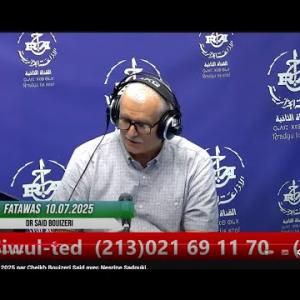 Preview image for the video "Fatawas du 10 07 2025 par Cheikh Bouizeri Said avec Nesrine Sadouki.".