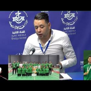 Preview image for the video ",Le Badminton est le thème principal . invités : Mohamed Debabeche Directeur des équipes nationales".