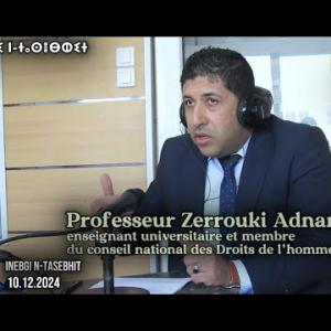 Preview image for the video "Pr Zerrouki Adnane, enseignant universitaire et membre du conseil national des Droits de l'homme.".