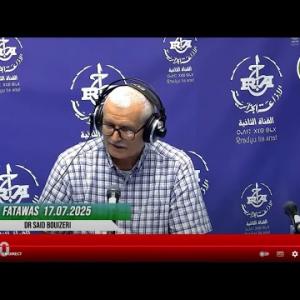 Preview image for the video "fatawas du 17 07 2025 par Cheikh Bouizeri avec Nesrine Sadouki.".