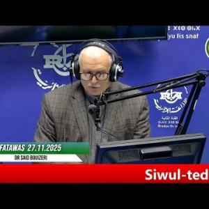 Preview image for the video "Fatawas du 27 11 2025 par Cheikh Bouizeri Said".