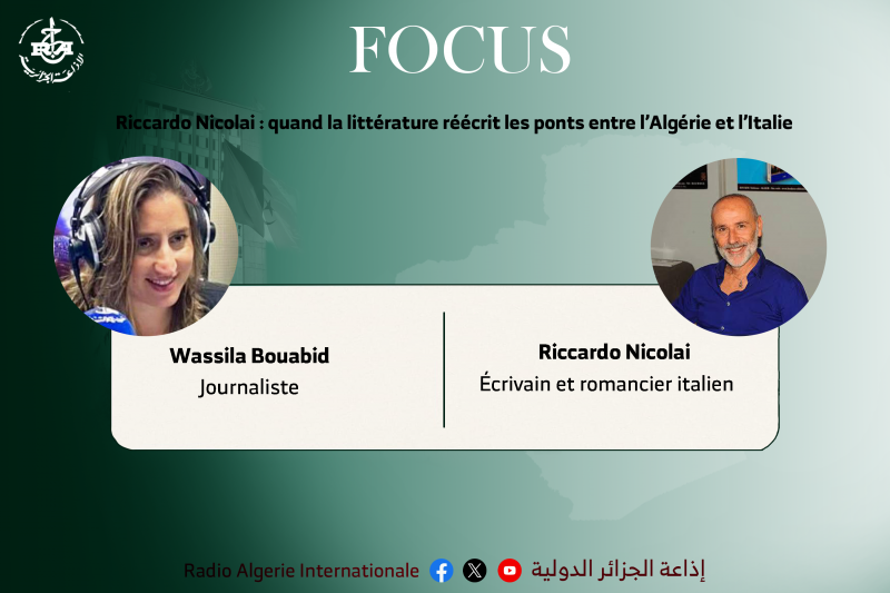 Riccardo Nicolai : quand la littérature réécrit les ponts entre l’Algérie et l’Italie