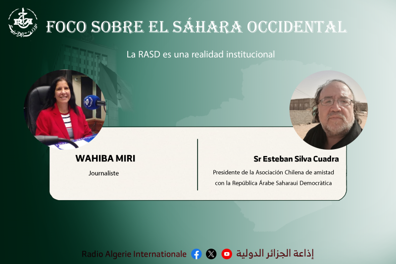 La RASD es una realidad institucional 