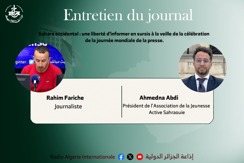 Sahara occidental : une liberté d’informer en sursis à la veille de la célébration de la journée mondiale de la presse.